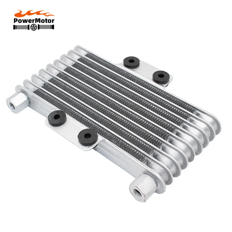 Moto Oil Cooler Motorcycle Radiator Fit Cooling Engine Aluminum 125ml 125CC-250CC Adapter Motocross Oil Cooler Dirt Bike ATV 