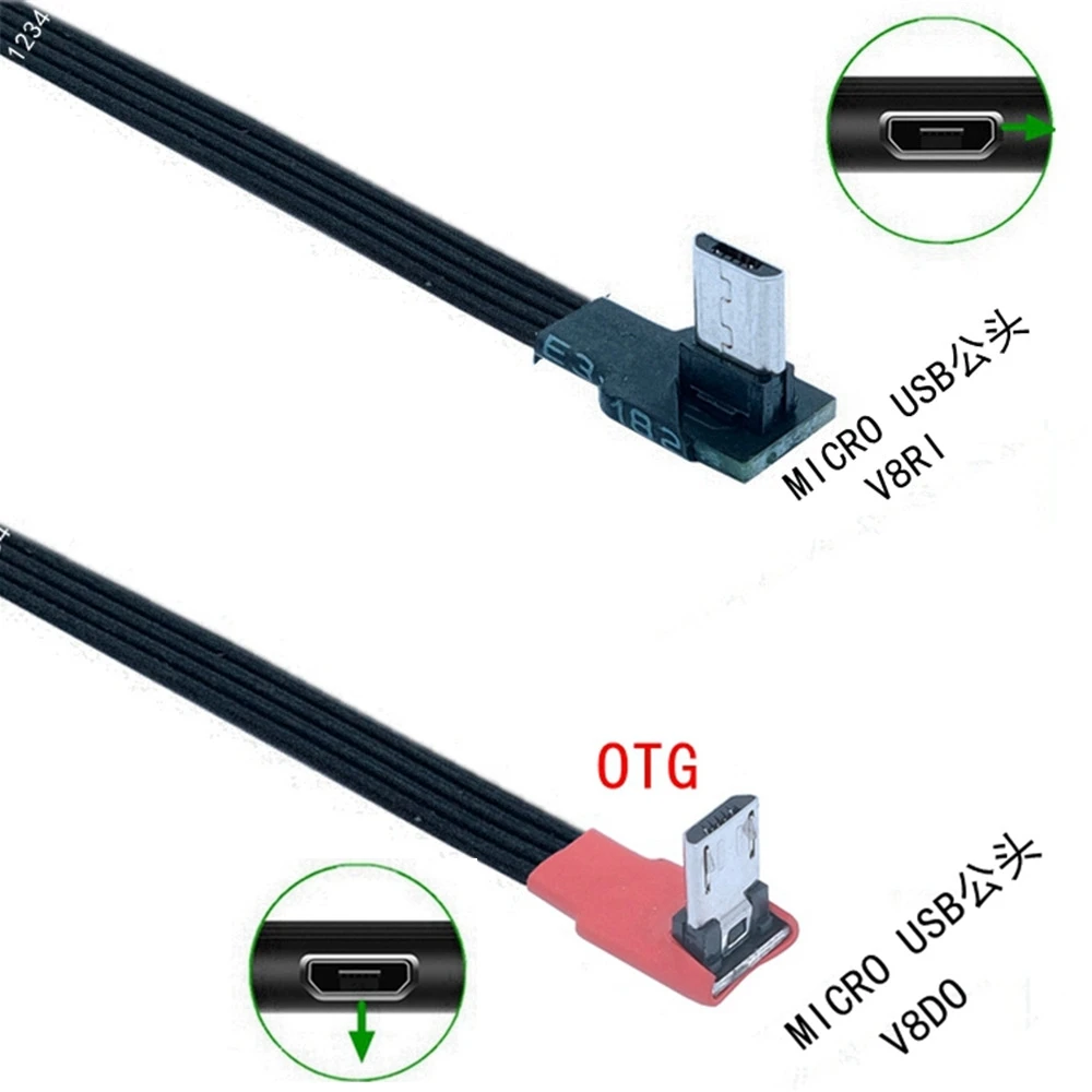 Micro USB OTG Cable de transferencia de datos Micro USB macho a hembra adaptador para Samsung HTC Android
