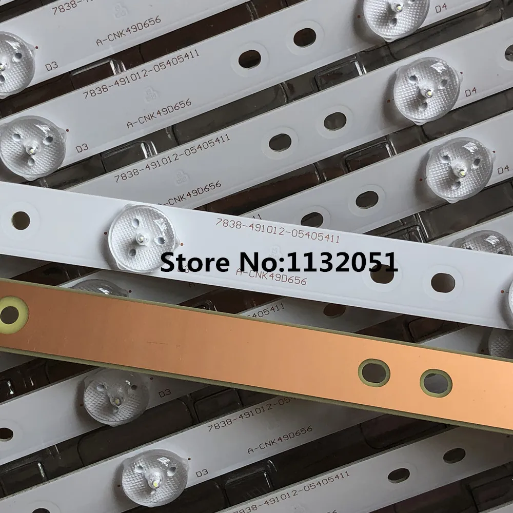 45個ledバックライトストリップ東芝49L310U 49L420U LC490DUY-SHA2 K490WDR1 A-CNK49D656 7838-491012-0540511