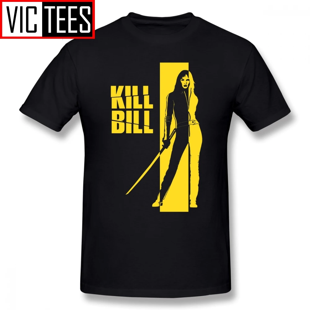 Mens Kill Bill T Shirts Kill Bill T-Shirt Male Summer Tee Shirt Fun 100% Percent Cotton Print Tshirt