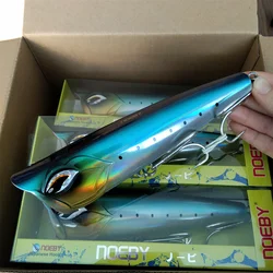 NOEBY 1pc 190mm/129g 15cm/86g 12cm/41g Topwater Popper Bubble Jet Popper Bait Wobblers for GT Tuna Sea Fishing Lure