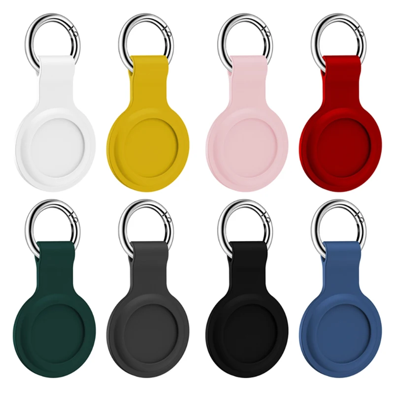 Étui de protection antichoc pour Apple AirTags, boucle de traceur pour traceur Apple dispositif Anti-perte, porte-clés de protection