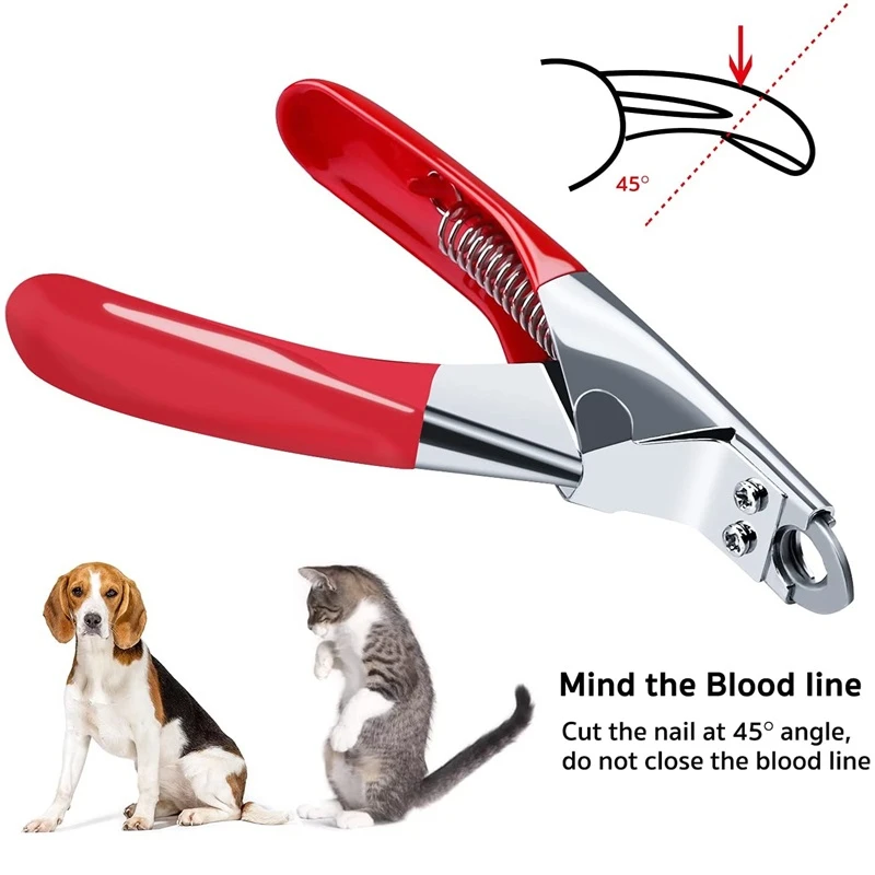 Pet Nail Clipper,Stainless Steel Pet Toes Cutter Scissor,Grooming Tool for Dog Puppy Cat Kitten Rabbit Bunny Bird Hamster