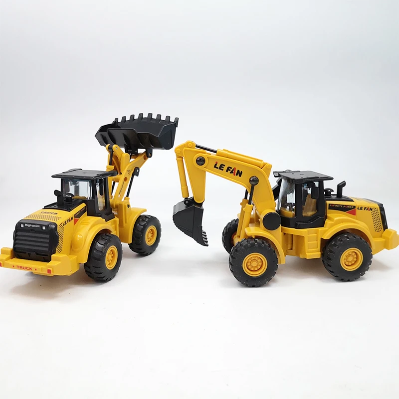 1:50 high-quality plastic hand-cranked excavator model,high-simulation forklift truck toy,free shipping on hot sale