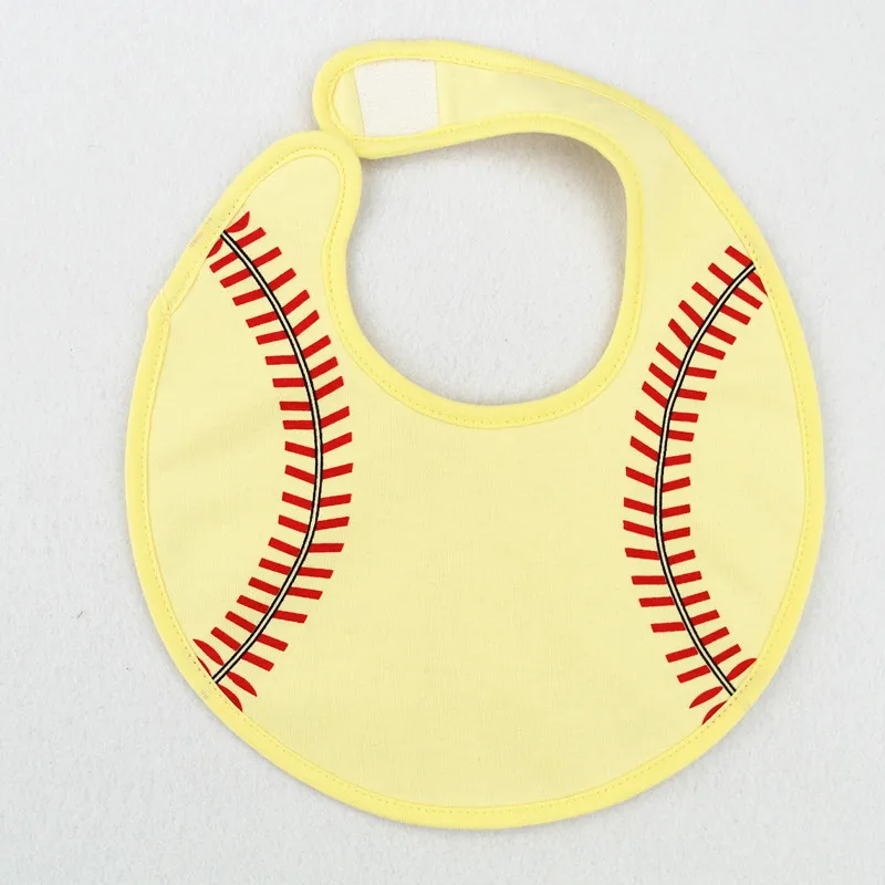 Nova listagem babador do bebê algodão bib dos desenhos animados impresso 3-camada à prova dwaterproof água saliva toalha criativa bola padrão saliva