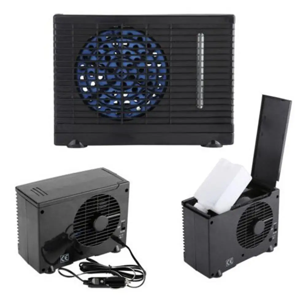 Portable Air Conditioner For Cars 12V Adjustable 60W Car Air Conditioner Cooler Cooling Fan Water Ice Evaporative Cooler