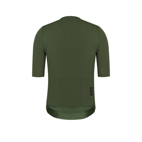 Imagen 2 del producto SPEXCEL 2021 nuevo tela Coldback UPF 50+ Pro Aero camisetas de ciclismo de manga corta sin costuras diseño sin cuello bolsillo con cremallera verde