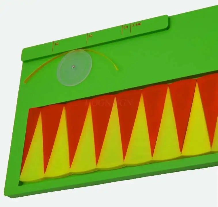 Cirkel Gebied Pi Rate Demonstrator Basisschool Wiskunde Rekenkunde Onderwijs Instrument