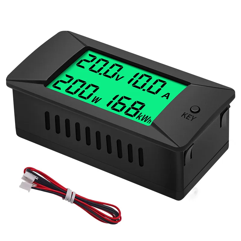 DC0-300V 100A 50A Digital Voltmeter Voltage Power Energy Meter LED Ampermeter Power Detector Multi-function Meter Built-in Shunt