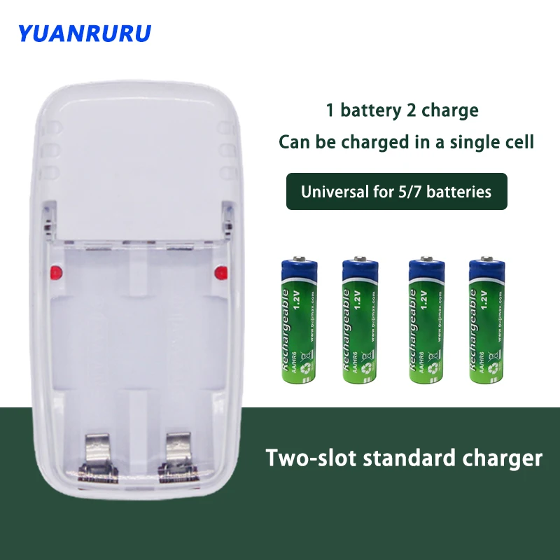 Battery Charger USB Charger Battery Multi-Slot Battery Charger AA/AAA Ni-MH/Ni-Cd Battery Rechargeable Batteries US/EU Plug