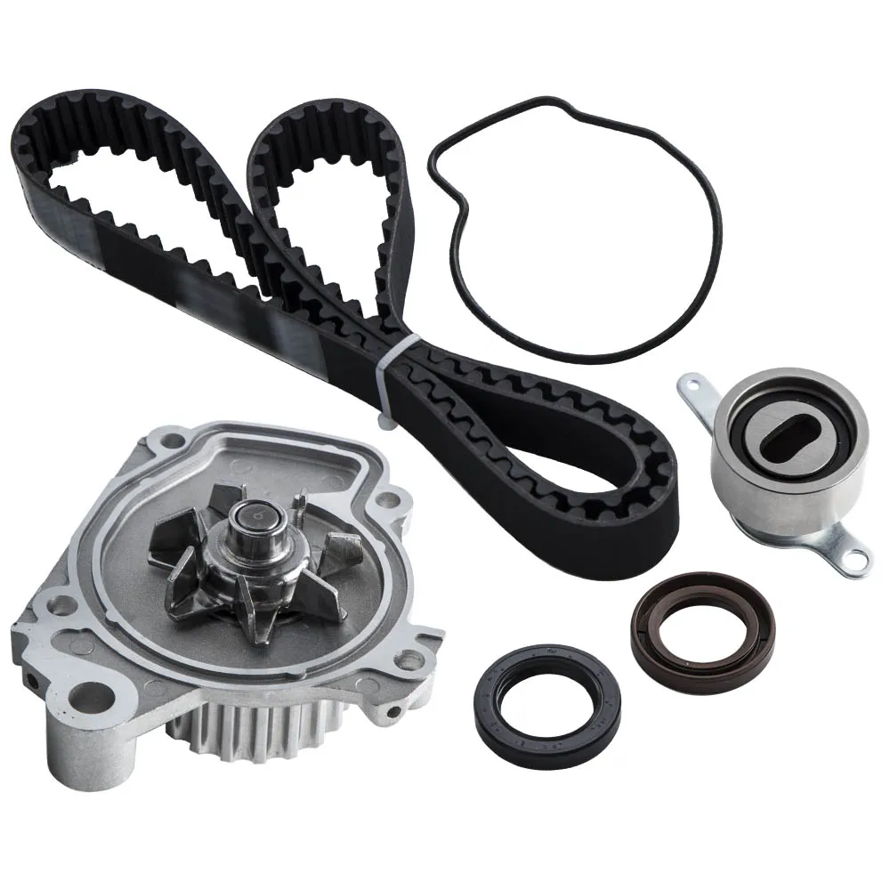 Engine Timing Belt Water Pump Kit Assembly for Honda Civic 1.6L SOHC 1992-1995 TBK224GMB, WPHO028, ITM224, TS26224