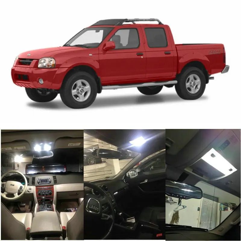 

Interior led Car lights For 2001 Nissan Frontier bulbs for cars License Plate Light 6pc