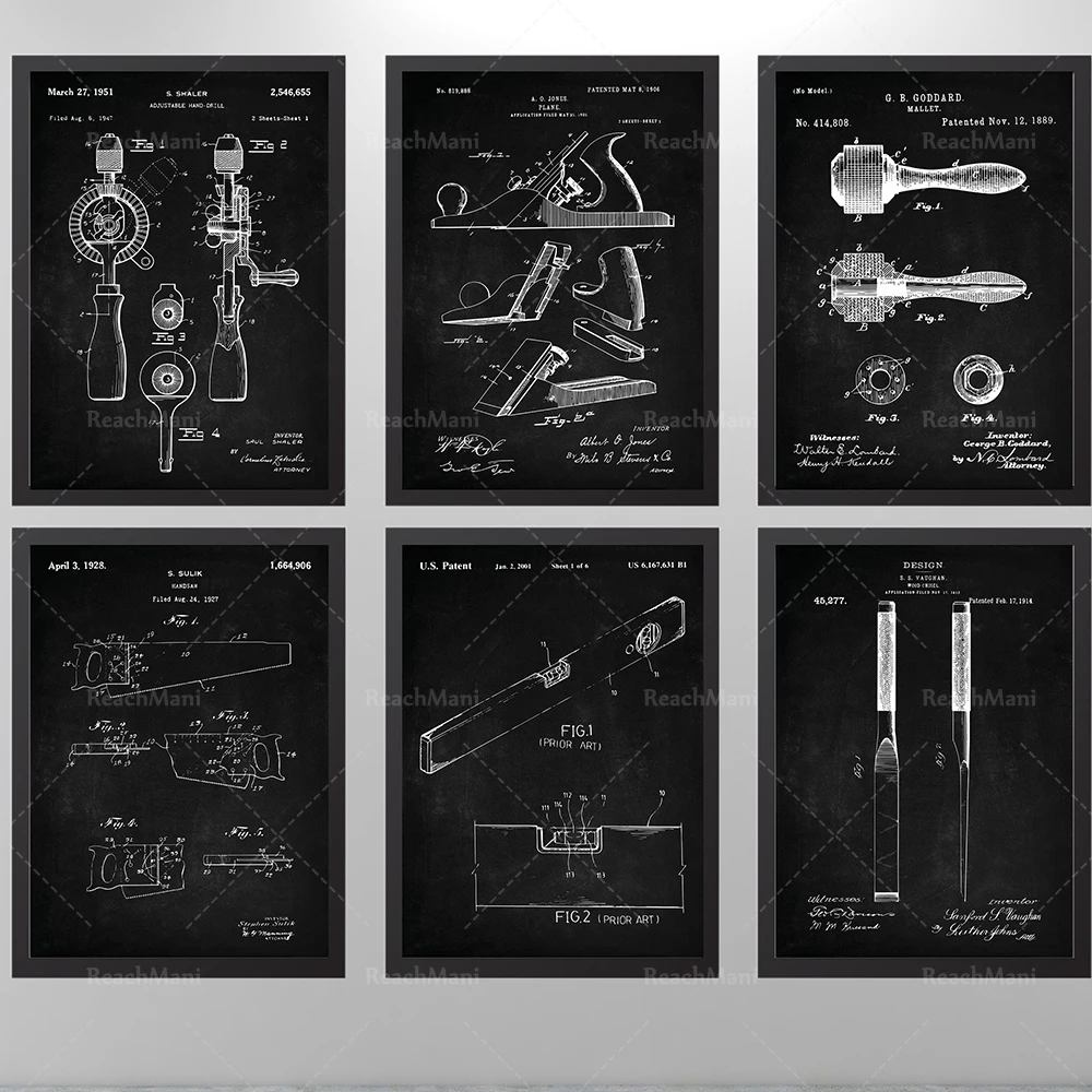 Tool Patent Print S…
