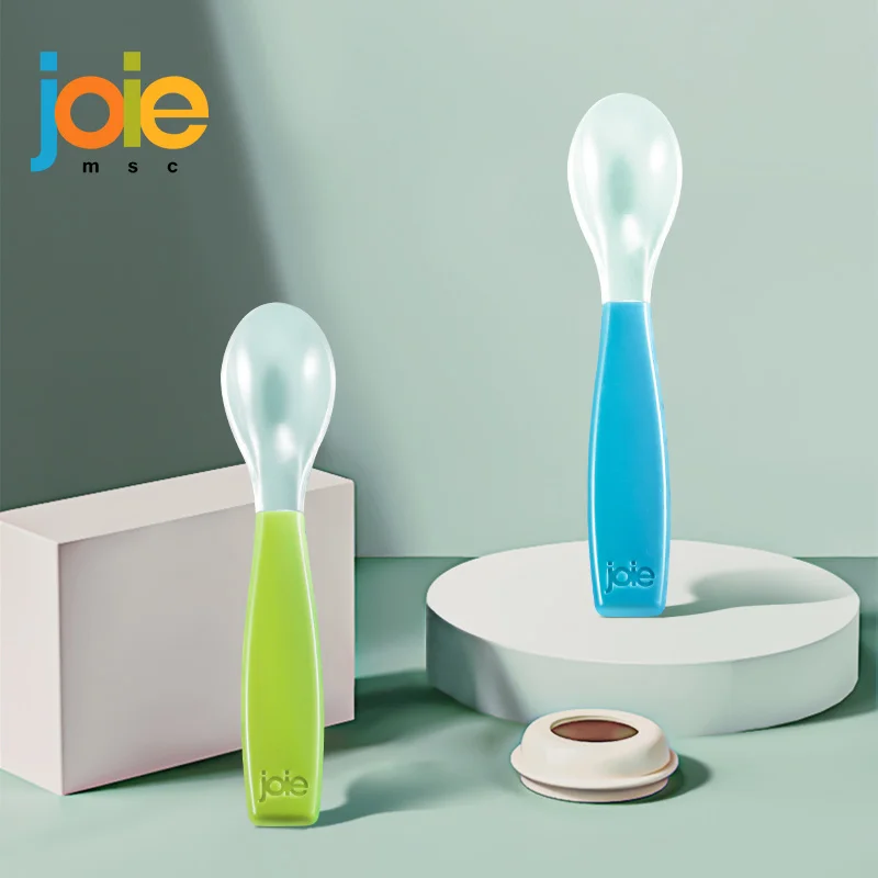 Joie – lot de 4 cuillères colorées en plastique réutilisables pour crème glacée, ensemble de cuillères pour la maison des enfants, vaisselle de pique-nique, accessoires de cuisine