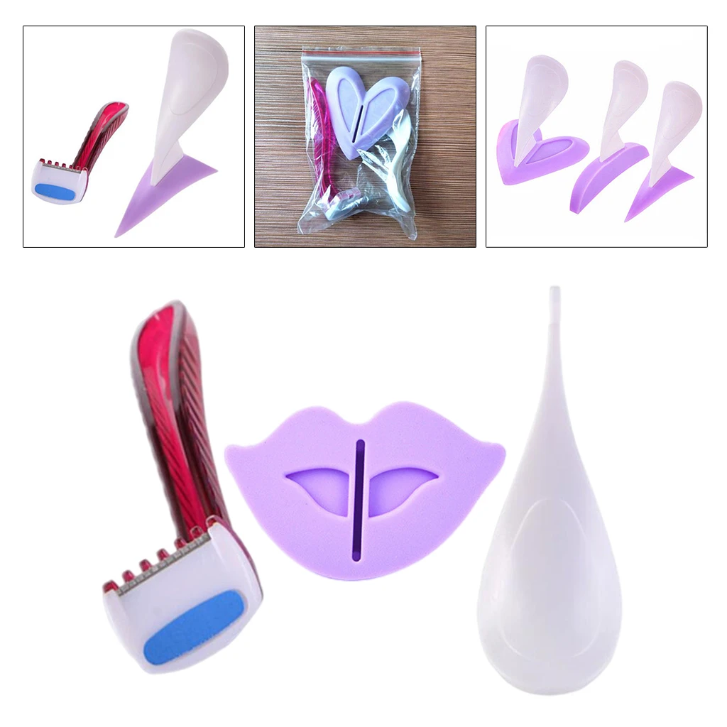 Bikini Privates Shaving Stencil Set Female Pubic Hair Trimmer Shaver Sexy Secret Intimate Shaping Tools Intimate Hair Shaving .