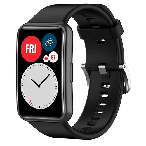 Imagen 2 del producto Correa de silicona para Huawei Watch FIT, accesorios para reloj inteligente, pulsera de repuesto, pulsera para Huawei Watch fit 2020