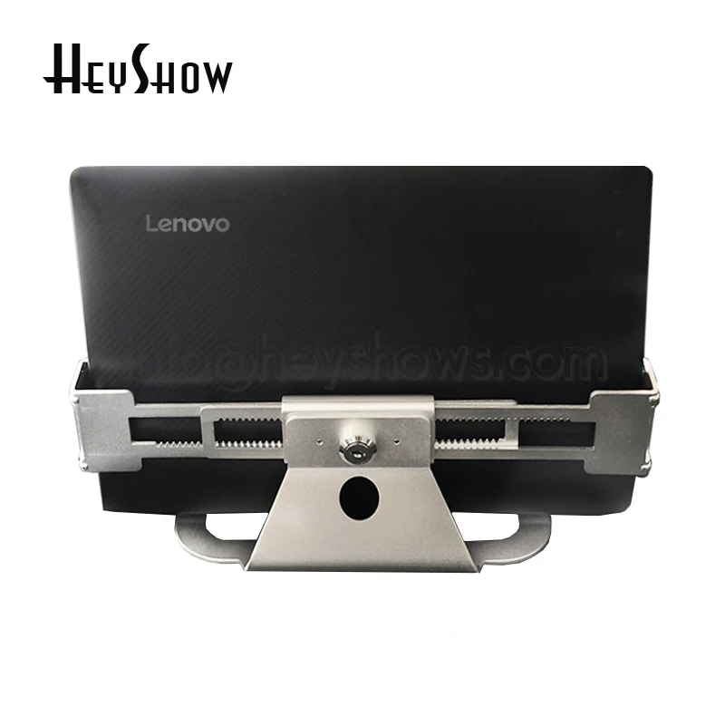 Laptop Security Stand Aluminum Alloy Stretch Notebook Computer Desk Mount Anti-Theft Lock For All Kinds Laptops With Keys