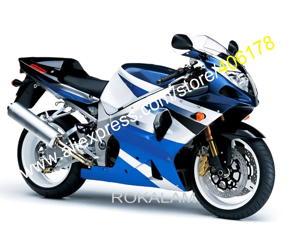 Fairing Kit For Suzuki GSXR1000 2000 2001 2002 K1 GSXR 1000 00 01 02 GSX-R 1000 Blue Fairing Kits (Injection Molding)