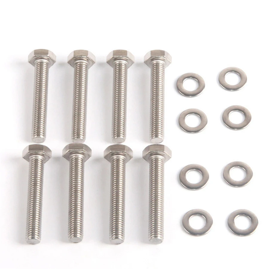 8Pcs Exhaust Manifold Bolt Kit for Ford F250 F350 7.3L Powerstroke Diesel 1994-2003