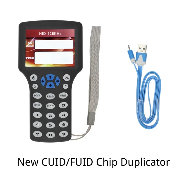 RFID Reader 125Khz-13.56Mhz Smart Card Writer ID Full Frequency IC Cracked Encryption Replicator CUID FUID Tag Copier Duplicator