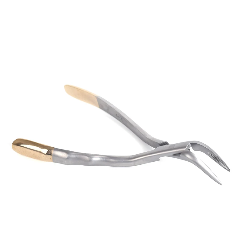 

Dental residual root forceps Upper and lower general dental extraction forceps Maxillary residual root forceps Mandibular residu