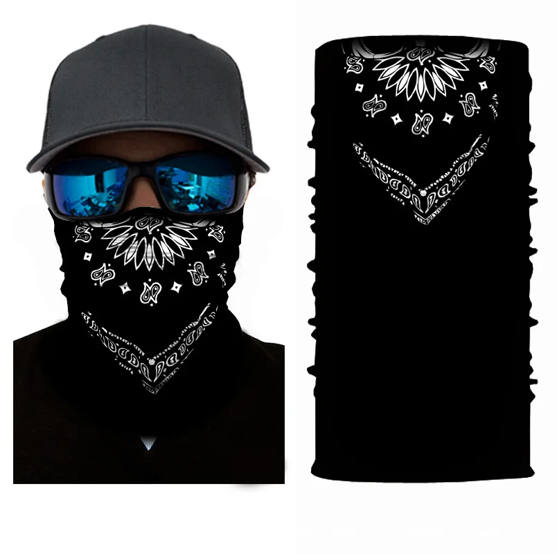 Neck Warmer Magic Bicycle 3D Magic Design Tubular Seamless Bandanas For Men Scarf Cycling Face Mask Women Scarves Headband