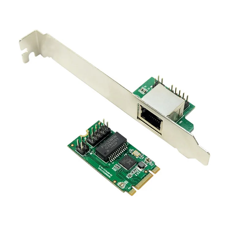 Schede di rete M.2 B-Chiave e M-Chiave per 1 Porta 10/100/1000Mbps Gigabit ethernet Scheda di Rete Internet Lan Network Adapter NUOVO