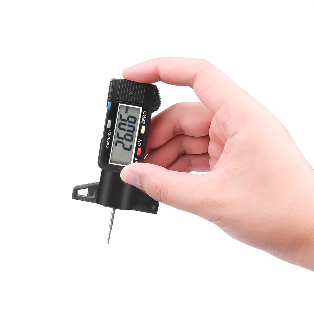 Digital Car Tire Tread Depth Measurer LCD Tyre Tread Gauge For Car Tire 0.25mm Measurer Tool