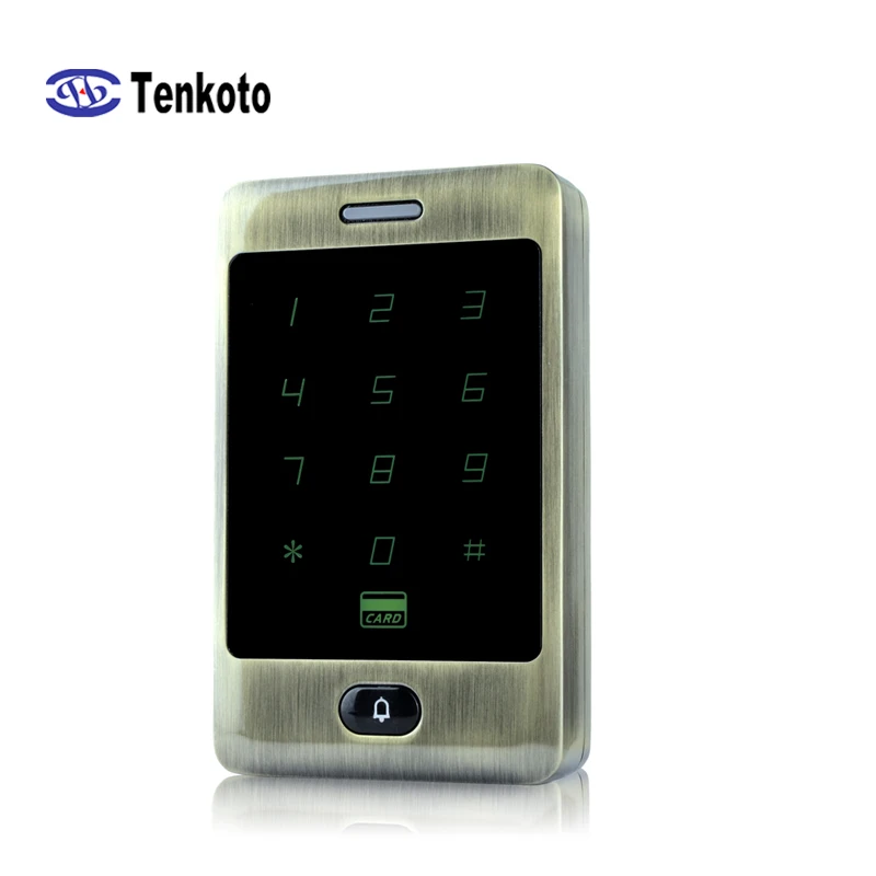 Metal Wiegand تماس لوحة المفاتيح الرقمية بطاقة الهوية IC التحكم في الوصول اللمس قفل بكلمة مرور قارئ RFID