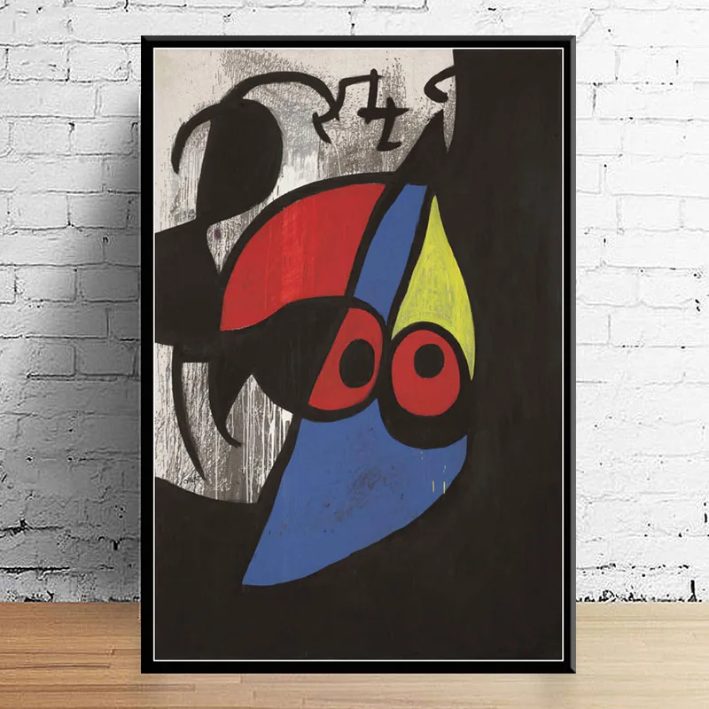 Joan Miro Modern Surrealism Art Paintings Abstract Picture Retro Art Canvas Painting Poster Wall Home Decor картины на стену