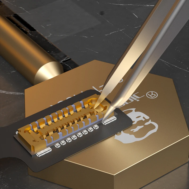 Imagem -03 - Plataforma de Aquecimento de Cobre Puro Mecânico para Iphone a8 a9 A10 A11 A12 A13 A14 Cpu Chip Cola Remoção Ponta de Ferro de Solda para 936 Estação
