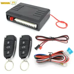 Universal Car Remote Central Kit Door Lock Locking Vehicle Keyless Entry System Auto Door Alarm Security Control Key Keychain