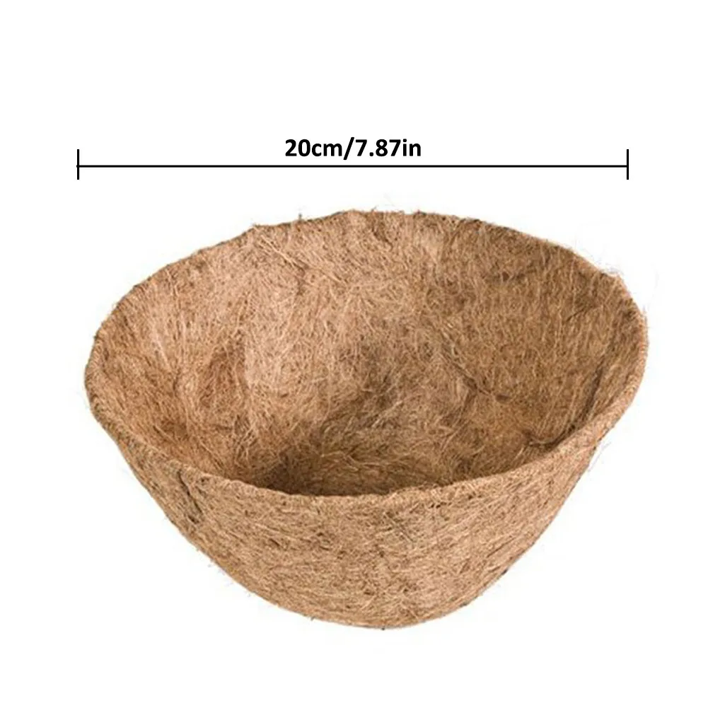 Hanging Coconut Vegetable Flower Pot Basket Liners Planter Garden Decor Iron Art Garden Flower & Planters Pots