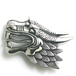 Man's 316L Stainless Steel Big Dragon Belt Buckle For Gift