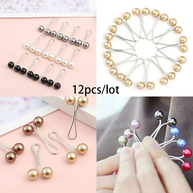 2021 New Hot Multicolor Headscarf Pearl Pins Clips Pins Up Hijab Scarf Muslim Arab Shawl Islamic Accessories DIY Craft Supplies