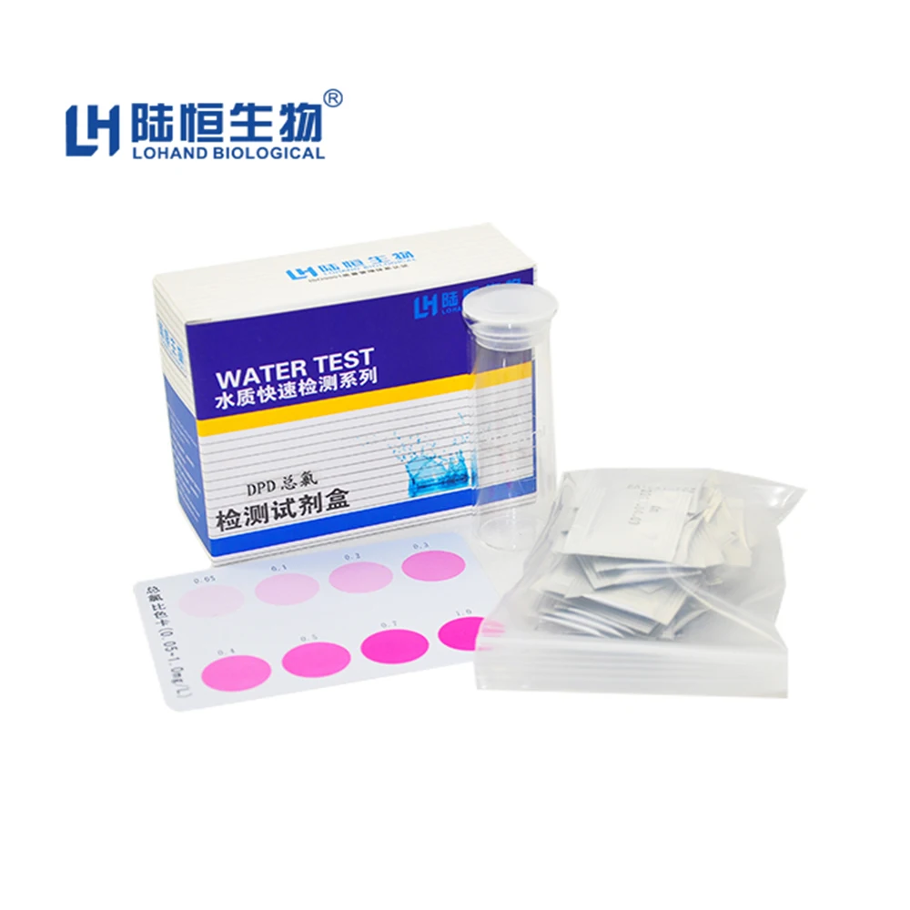 Hot sale lab 50tests DPD Total Chlorine Test kit