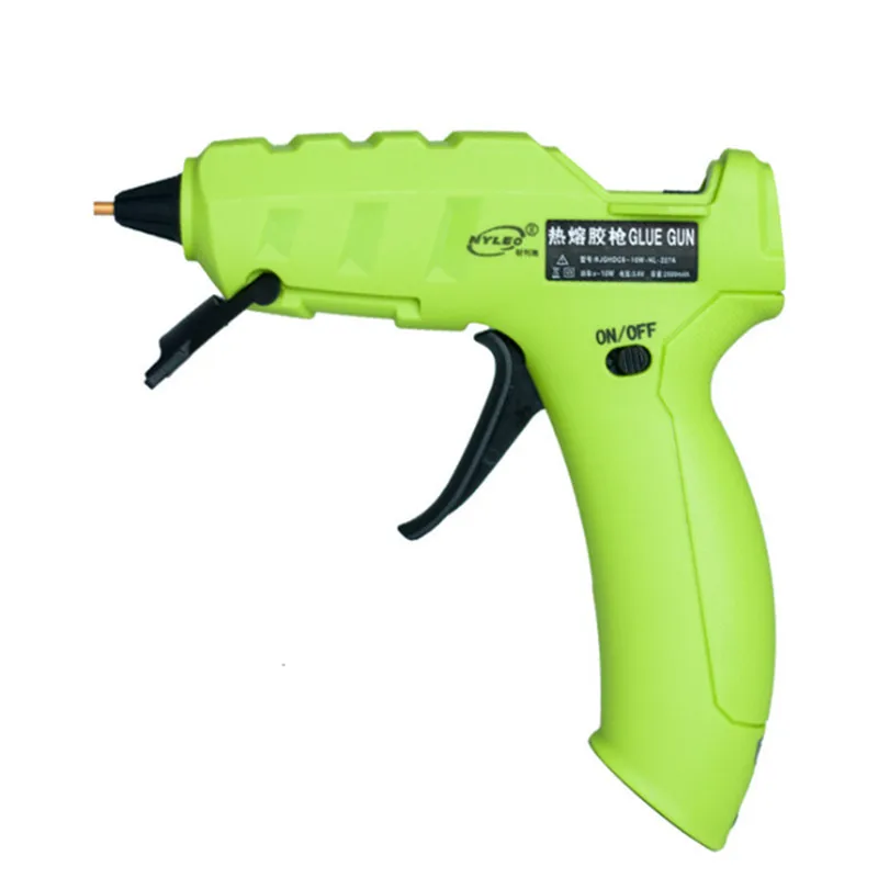 

NL227A Nalio Hot Melt Glue Gun Low Voltage 3.7V Lithium Battery For Handmade DIY Copper Mouth 10W 1.8-2.0MM