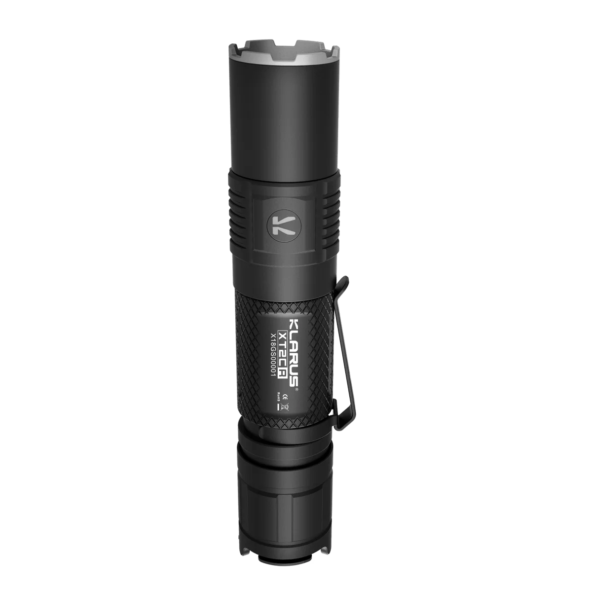 KLARUS XT2CR Upgrade XT2CR PRO Rechargeable Tactical Flashlight XHP35 LED Flashlight 2100 LM  With 18650 Battery