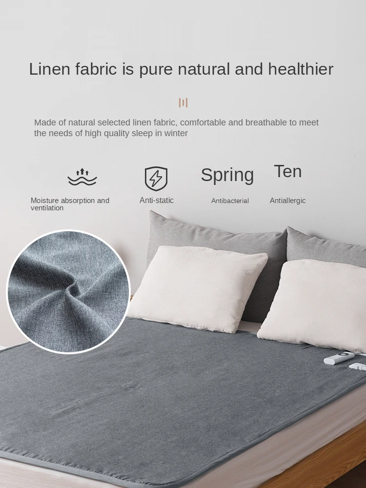 220V Beds Double Beds Electric Safety Blanket Heating Blanket Smart Heated Blanket Электроодеяло  Warming Products