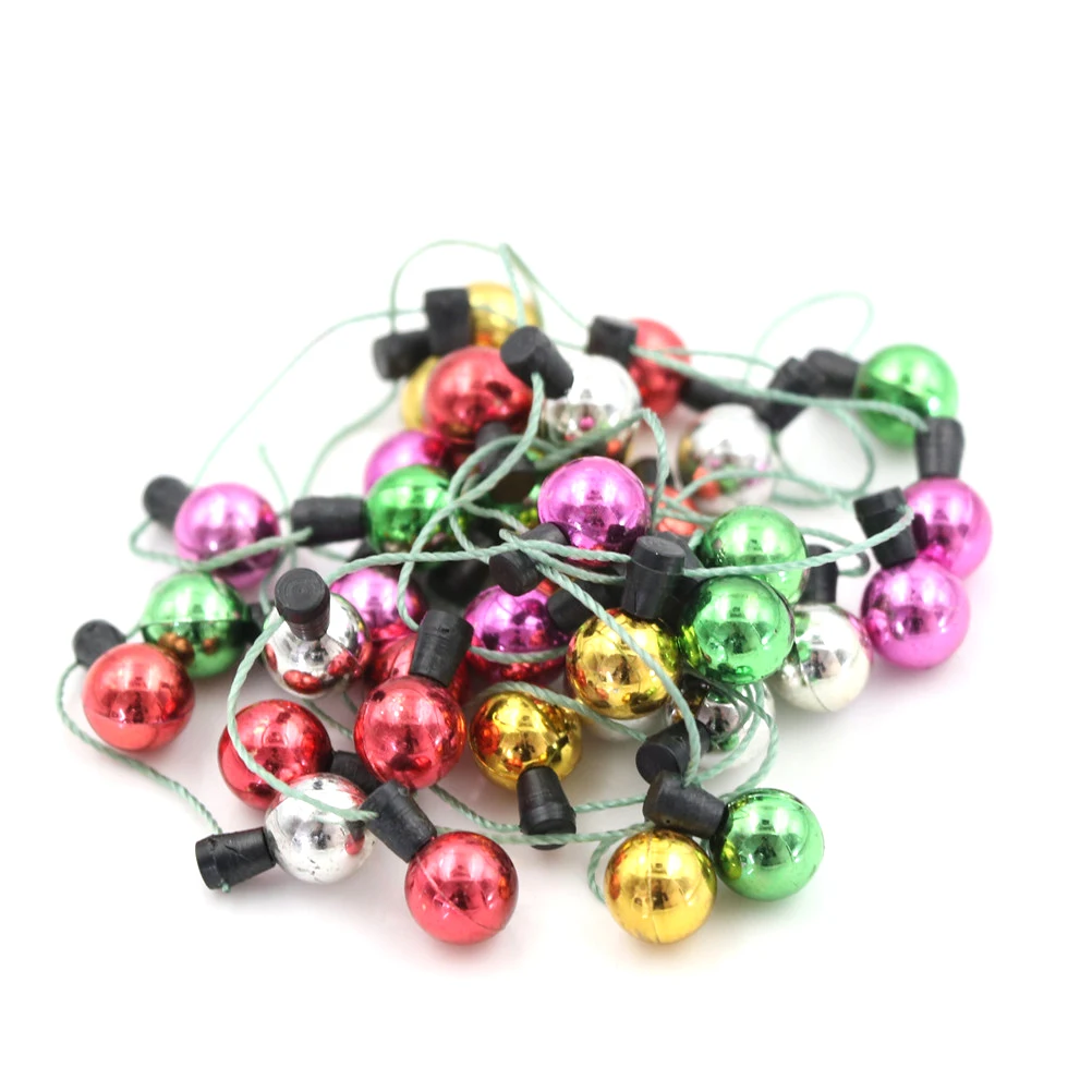 1/12 1 String Of Fake Lights Christmas Good Decoration Dollhouse Miniature Mini Furniture Accessories String Lights