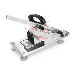 Household Manual Lamb Slicer Frozen Meat Cutting Machine Beef Herb Mutton Rolls Cutter