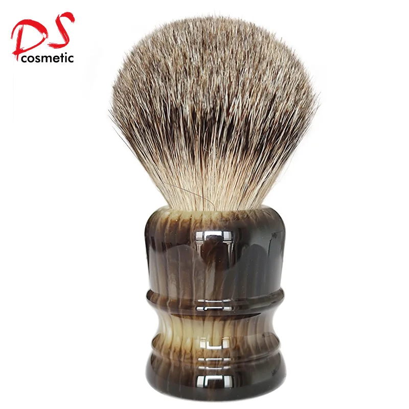 Dscosmetic – brosse de rasage super badger avec manche en résine