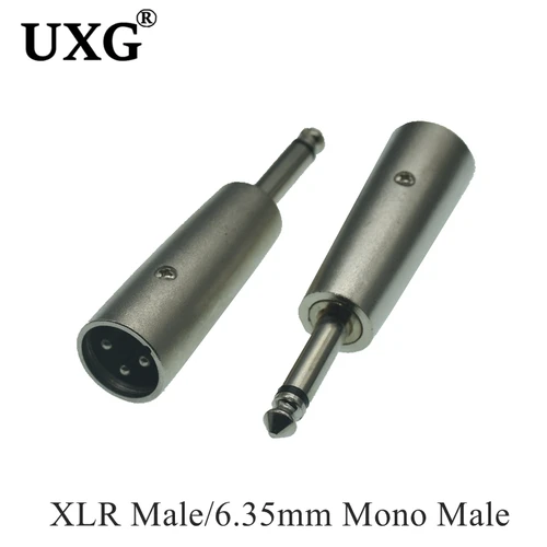 Imagen 2 del producto XLR 3PIN 3 pines XLR 3 pines macho y hembra a RCA 6,35mm y 6,35mm Mono 3,5mm macho y hembra Audio micrófono adaptador conectores