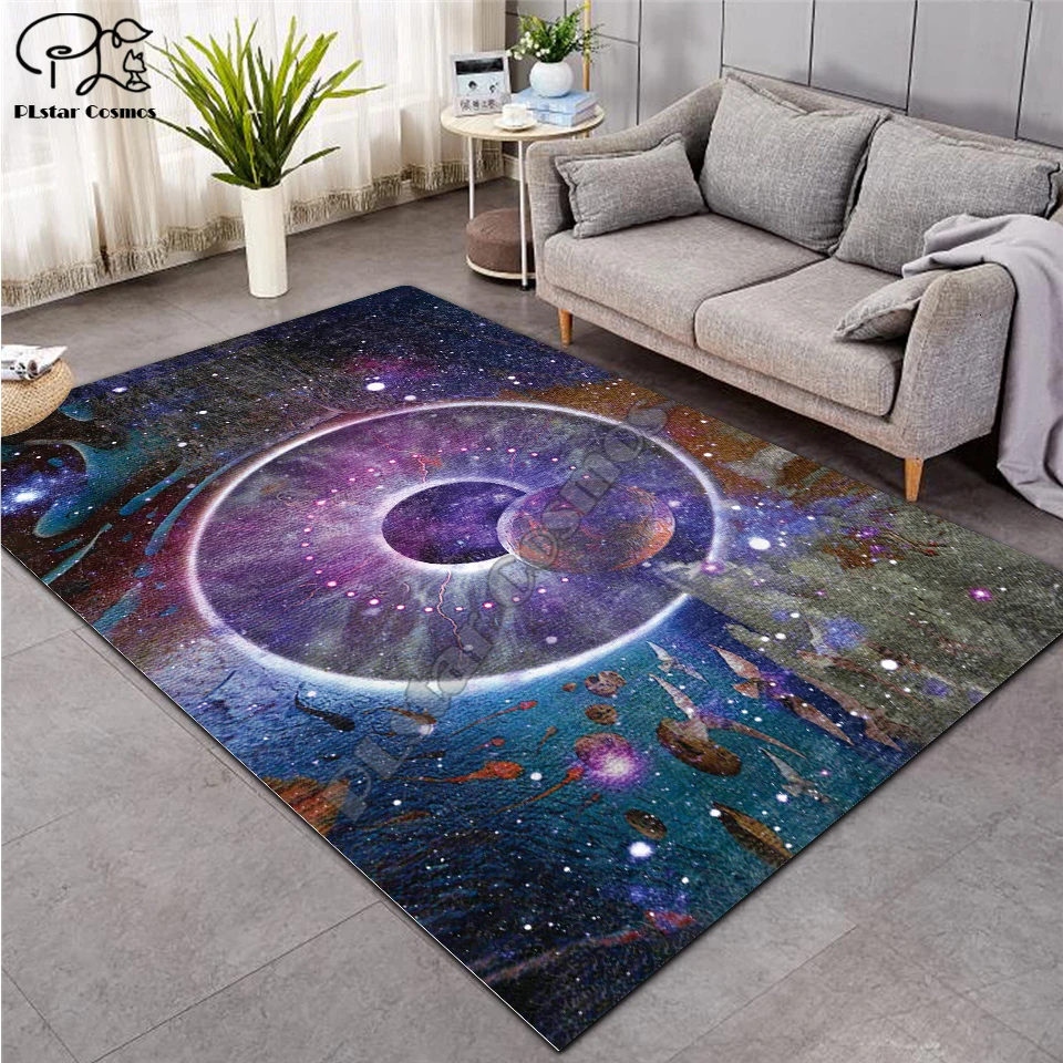 

Galaxy eyes carpet Anti-Skid Area Floor Mat 3D Rug Non-slip Mat Dining Room Living Room Soft Bedroom Mat Carpet