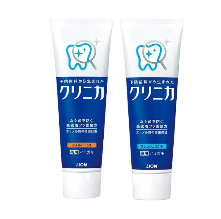 3PCS Japan Lion Clinica Mint Toothpaste Dental daily use Whitening Strengthen teeth Remove smokers stains dirt, plague bad smell