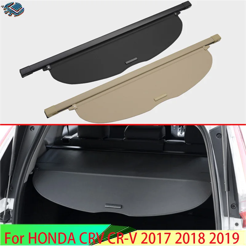 

For HONDA CRV CR-V 2017 2018 2019 Aluminum+Canvas Rear Cargo Cover privacy Trunk Screen Security Shield shade Accessories