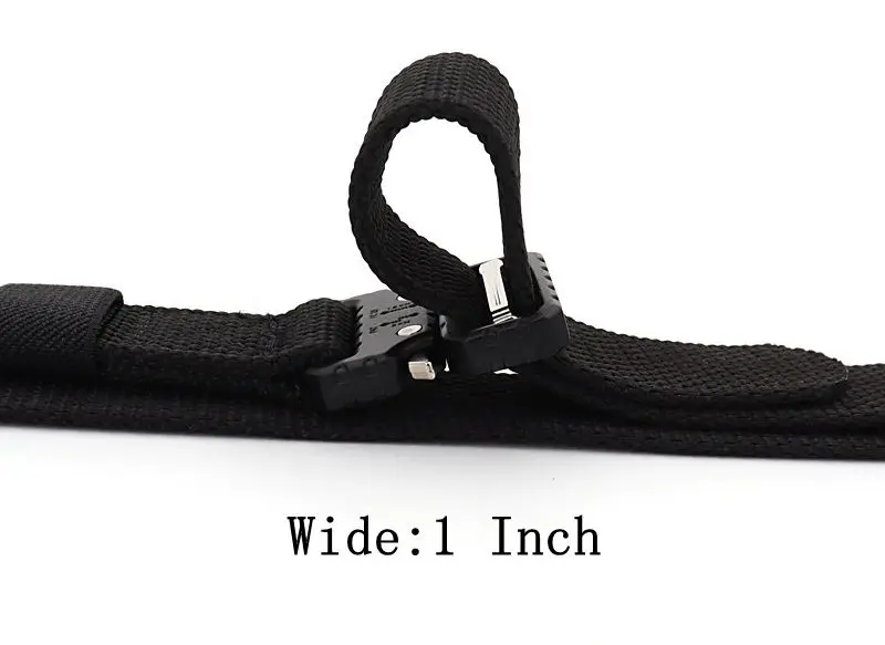 Verstellbarer 25mm Kinder-Taktikgürtel mit Schnellverschluss für Jungen, Mädchen, Frauen und Modische Herren – Detail 13