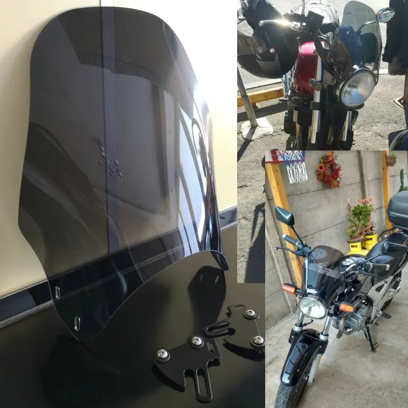 Windscreen For Honda Nighthawk CB 750 250 CB250 CB750 Custom CD CG CM 125 CM125 CG125 CB125 CD250 Screen Windshield Glass