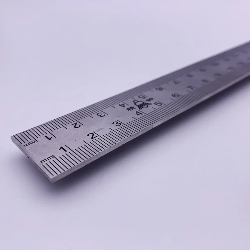 30cm Combination Square Angle Ruler, Stainless Iron Ruler and Aluminum Alloy Bolt, Multi-function Measuring Tool for Woodworking