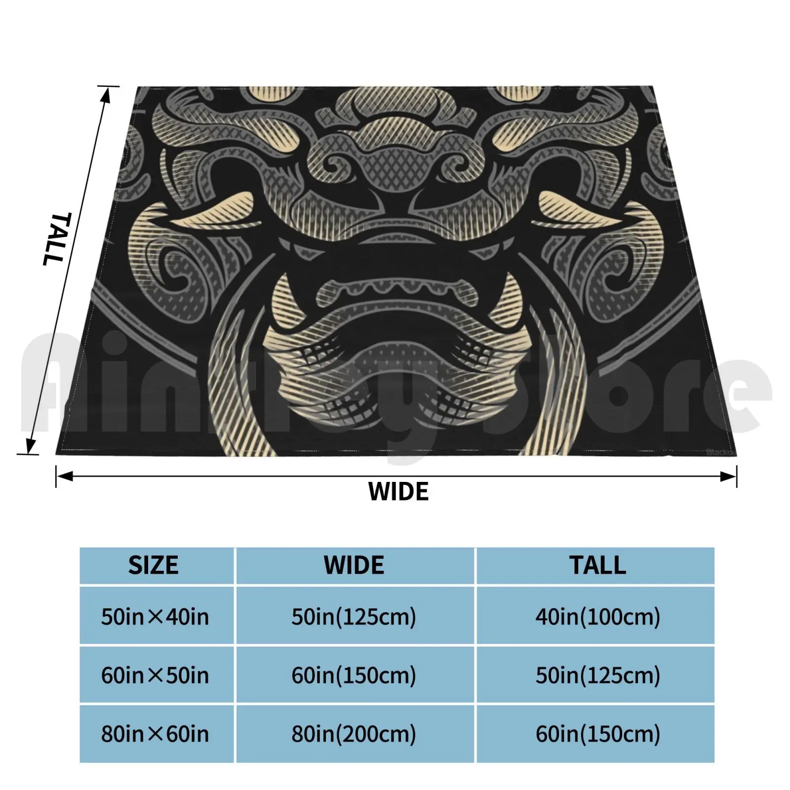 Komainu Blanket For Sofa Bed Travel Komainu Japan Dog Lion Dog Japanese Tattoo Tattoo Komainu Art Foo Dog Dog